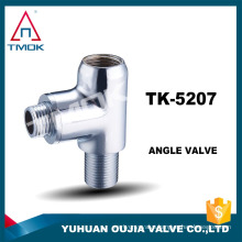 chromed plated stainless steel angle valve with 3/4" toilet for water lead free cw617n for america certificate in china